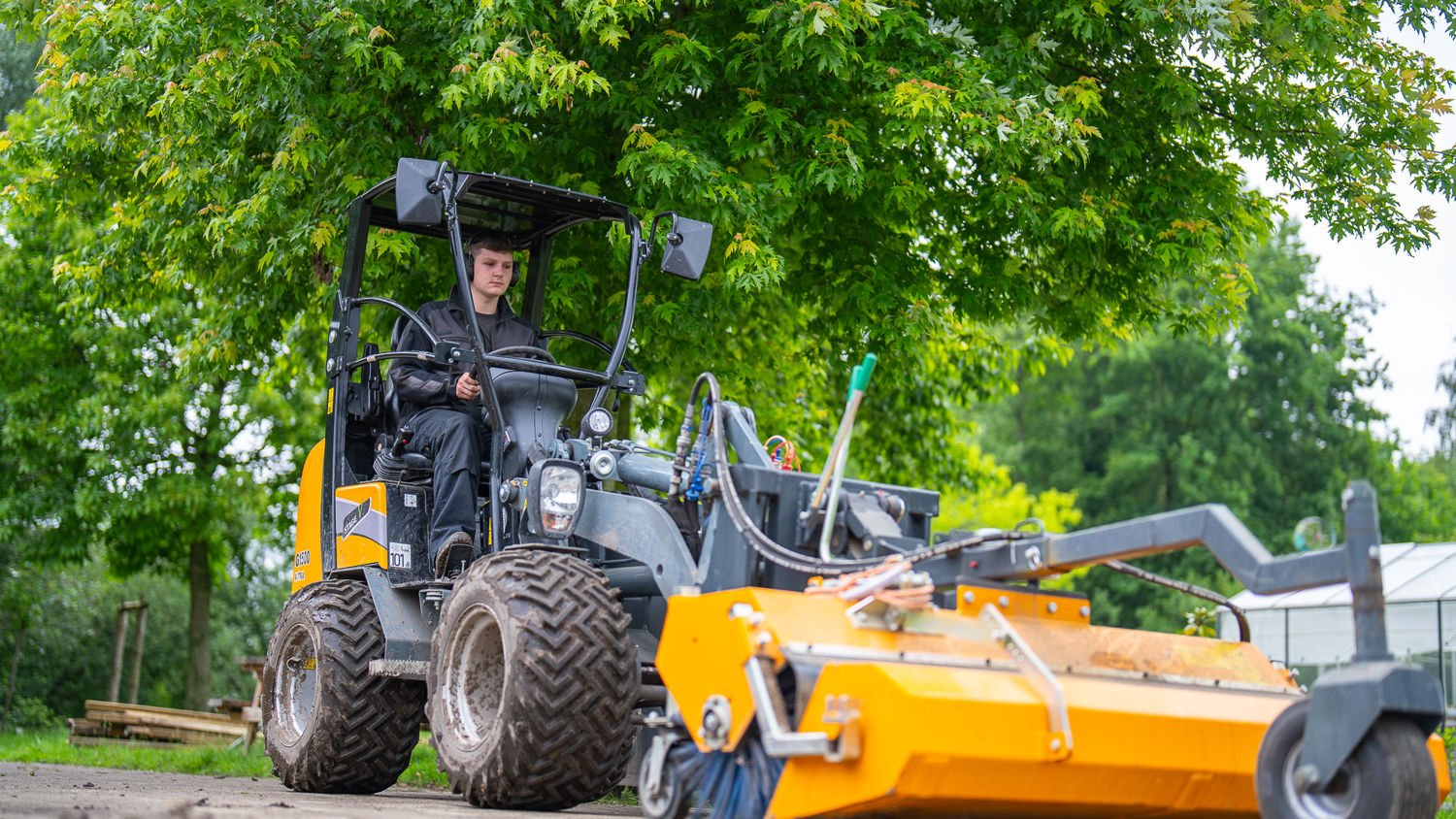 Student machine wegen schoonmaken