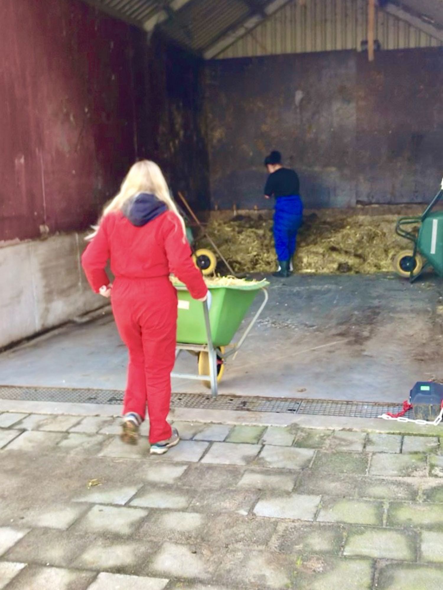 Docent van Yuverta vmbo Eindhoven neemt een vlog op met zijn eigen telefoon