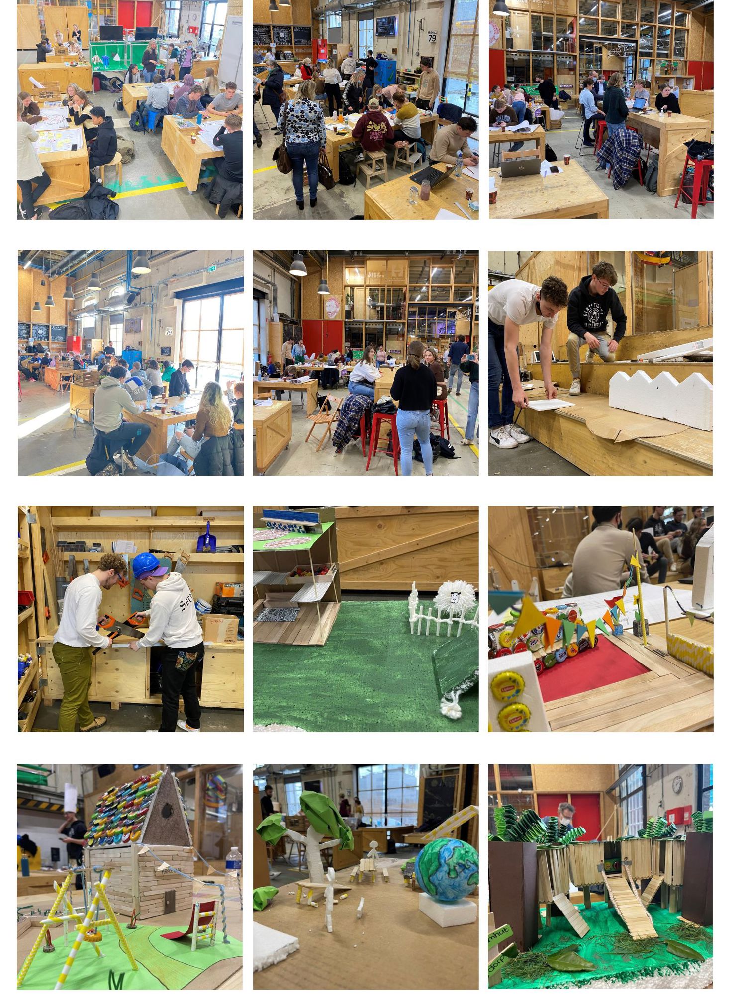 Meisje zittend op een bank voor kluisjes